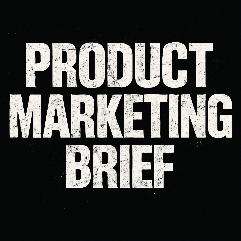 Product Marketing Brief&nbsp;Template