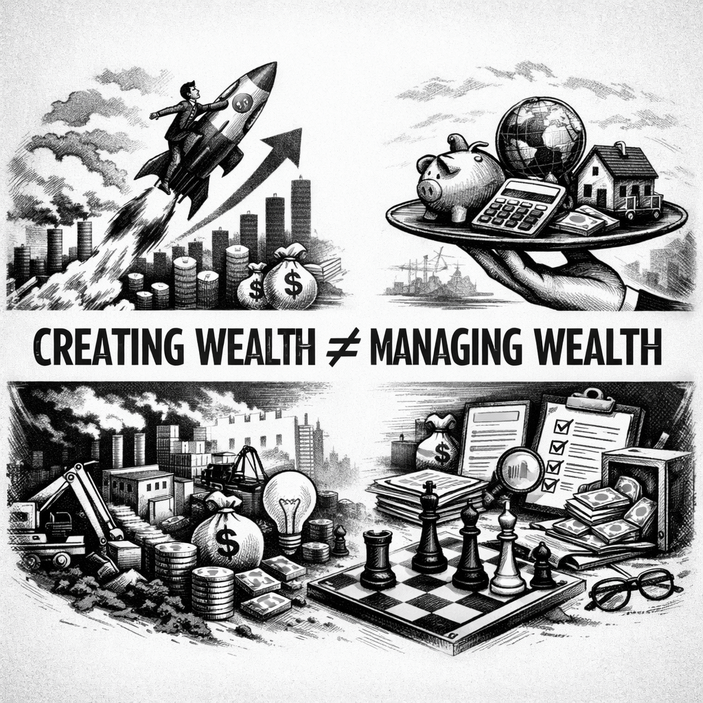 Creating Wealth ≠ Managing&nbsp;Wealth